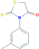 3-(3-methylphenyl)-2-sulfanylidene-thiazolidin-4-one