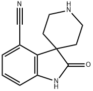 Spiro[3H-indole-3,4'-piperidine]-4-carbonitrile, 1,2-dihydro-2-oxo-