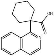 Cyclohexanecarboxylic acid, 1-(1-isoquinolinyl)-