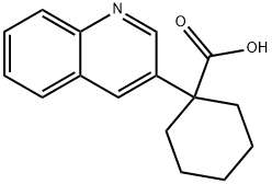 Cyclohexanecarboxylic acid, 1-(3-quinolinyl)-