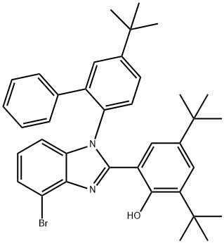 2-[4-溴-1-[5-(1,1-二甲基乙基)[1,1'-联苯]-2-基]-1H-苯并咪唑-2-基]-4,6-双(1, 1-二甲基乙基)-苯酚