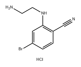 2-[(2-Aminoethyl)amino]-4-bromobenzonitrile hydrochloride