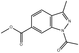 1-乙酰基-3-甲基-1H-吲唑-6-羧酸甲酯