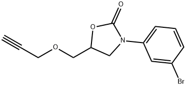 2-Oxazolidinone, 3-(3-bromophenyl)-5-[(2-propyn-1-yloxy)methyl]-