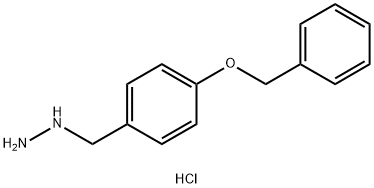 Hydrazine, [[4-(phenylmethoxy)phenyl]methyl]-, hydrochloride