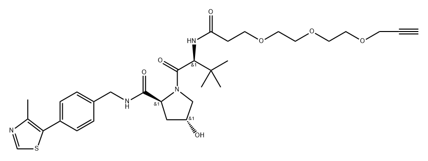 (S,R,S)-AHPC-三聚乙二醇-炔