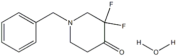 1-benzyl-3,3-difluoropiperidin-4-one hydrate