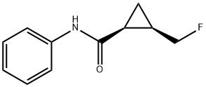 Cyclopropanecarboxamide, 2-(fluoromethyl)-N-phenyl-, (1S,2R)-