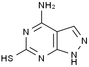 4-Amino-6-mercaptopyrazolo[3,4-d]pyrimidine