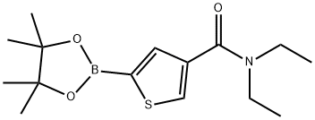 3-Thiophenecarboxamide, N,N-diethyl-5-(4,4,5,5-tetramethyl-1,3,2-dioxaborolan-2-yl)-
