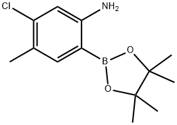 5-Chloro-4-methyl-2-(tetramethyl-1,3,2-dioxaborolan-2-yl)aniline