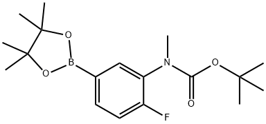 4-Fluoro-3-(N-BOC-N-methylamino)phenylboronic acid pinacol ester