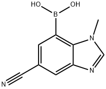 6-Cyano-3-methylbenzodiazole-4-boronic acid