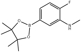 2-Fluoro-n-methyl-5-(4,4,5,5-tetramethyl-1,3,2-dioxaborolan-2-yl)aniline