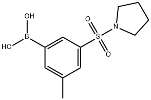 3-Methyl-5-(pyrrolidine-1-sulfonyl)phenyl]boronic acid