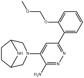 3-Pyridazinamine, 4-(3,8-diazabicyclo[3.2.1]oct-3-yl)-6-[2-(methoxymethoxy)phenyl]-