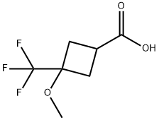 3-methoxy-3-(trifluoromethyl)cyclobutanecarboxylic acid