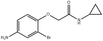 2-(4-Amino-2-bromophenoxy)-N-cyclopropylacetamide