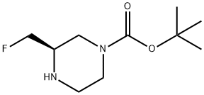 1-Piperazinecarboxylic acid, 3-(fluoromethyl)-, 1,1-dimethylethyl ester, (3R)-