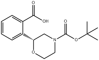 (R)-2-(4-(tert-butoxycarbonyl)morpholin-2-yl)benzoic acid