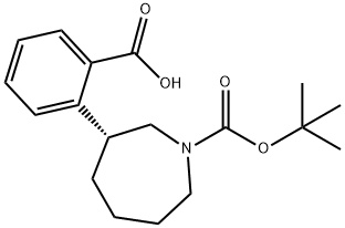 (R)-2-(1-(tert-butoxycarbonyl)azepan-3-yl)benzoic acid