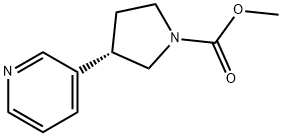 (3S)-3-(3-pyridinyl)-1-Pyrrolidinecarboxylic acid methyl ester