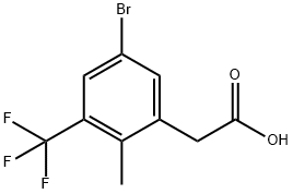 5-Bromo-2-methyl-3-(trifluoromethyl)phenylacetic acid