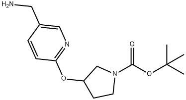 tert-butyl 3-{[5-(aminomethyl)pyridin-2-yl]oxy}pyrrolidine-1-carboxylate