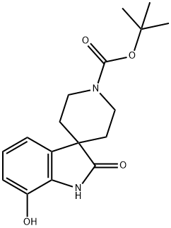 Spiro[3H-indole-3,4′-piperidine]-1′-carboxylic acid, 1,2-dihydro-7-hydroxy-2-oxo…