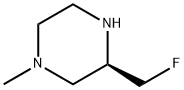 Piperazine, 3-(fluoromethyl)-1-methyl-, (3R)-