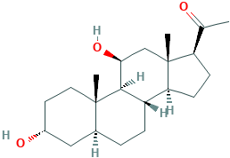 3α,11β-Dihydroxy-5α-pregnan-20-one