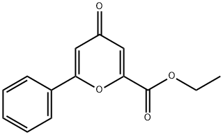 4H-Pyran-2-carboxylic acid, 4-oxo-6-phenyl-, ethyl ester