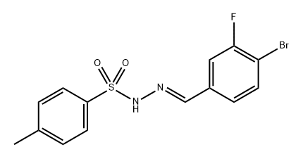 N'-(4-bromo-3-fluorobenzylidene)-4-methylbenzenesulfonohydrazide