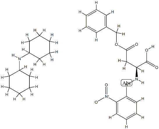 N-CYCLOHEXYLCYCLOHEXANAMINE,(2S)-2-[(2-NITROPHENYL)SULFANYLAMINO]-4-OXO-4-PHENYLMETHOXYBUTANOIC ACID