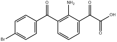 2-amino-3-(4-bromobenzoyl)-α-oxo-benzeneacetic acid