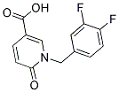 1-(3,4-DIFLUORO-BENZYL)-6-OXO-1,6-DIHYDRO-PYRIDINE-3-CARBOXYLIC ACID