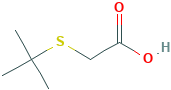 [(1,1-dimethylethyl)thio]acetic acid