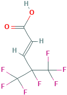 4,5,5,5-TETRAFLUORO-4-(TRIFLUOROMETHYL)-2-PENTENOIC ACID