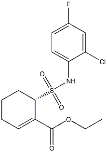 (S)-ethyl 6-(N-(2-chloro-4-fluorophenyl)sulfaMoyl)cyclohex-1-enecarboxylate