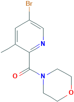 5-BROMO-3-METHYL-2-MORPHOLINOCARBONYLPYRIDINE