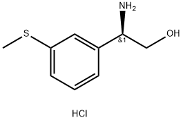 (R)-2-氨基-2-(3-(甲硫基)苯基)乙醇盐酸盐