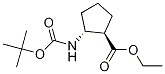 Cyclopentanecarboxylic acid, 2-[[(1,1-dimethylethoxy)carbonyl]amino]-, ethyl ester, (1R,2R)-