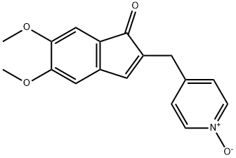 1H-Inden-1-one, 5,6-dimethoxy-2-[(1-oxido-4-pyridinyl)methyl]-