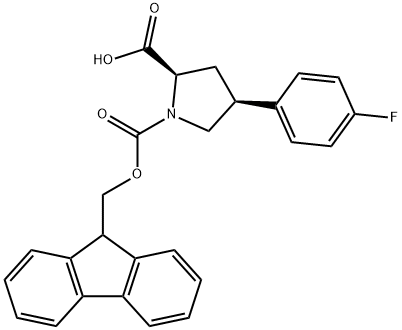 (2R,4S)-1-(((9H-fluoren-9-yl)methoxy)carbonyl)-4-(4-fluorophenyl)pyrrolidine-2-carboxylic acid