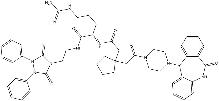 N-[(1S)-4-[(Aminoiminomethyl)amino]-1-[[[2-(3,5-dioxo-1,2-diphenyl-1,2,4-triazolidin-4-yl)ethyl]amino]carbonyl]butyl]-1-