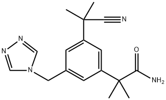 Benzeneacetamide, 3-(1-cyano-1-methylethyl)-α,α-dimethyl-5-(4H-1,2,4-triazol-4-ylmethyl)-