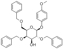 4-甲氧基苯基2,4,6-三-邻-苄基-β-D-吡喃半乳糖苷