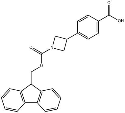 1-Azetidinecarboxylic acid, 3-(4-carboxyphenyl)-, 1-(9H-fluoren-9-ylmethyl) ester