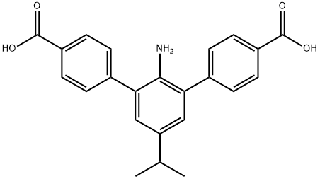 2'-amino-5'-isopropyl-[1,1':3',1''-terphenyl]-4,4''-dicarboxylic acid