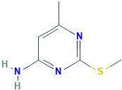 2-甲巯基-4-氨基-6-甲基嘧啶